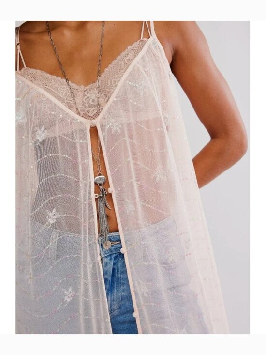 Free People Other - FREE PEOPLE NWT Star Of The Show Midi / Peach Dust